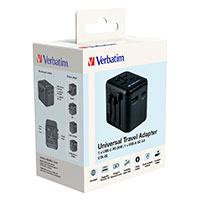 Verbatim 3-i-1 Universal Rejseadapter m/USB (Verden)