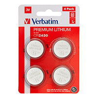 Verbatim CR2430 batteri (Lithium) 4-Pack