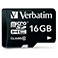 Verbatim Premium Micro SDHC Kort 16GB V10 A1 m/Adapter