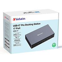 Verbatim Pro USB-C Dockingstation (17 port)