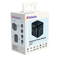Verbatim Universal Rejseadapter m/USB (Verden)