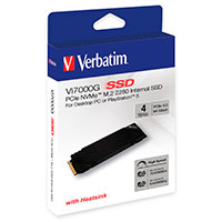 Verbatim Vi7000 SSD Harddisk 4TB - M.2 PCIe 4 (NVMe)