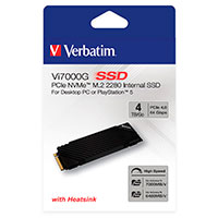 Verbatim Vi7000 SSD Harddisk 4TB - M.2 PCIe 4 (NVMe)
