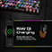 Vertux RaftPad Gaming musemtte m/RGB og Qi oplader