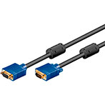 VGA forlænger kabel - Blå stik - 1,8m