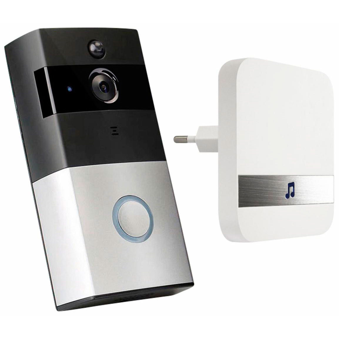 oxiderer kvælende vagt Home it Video dørklokke m/wi-fi og app (2 vejs)