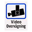 Videoovervågning skilt