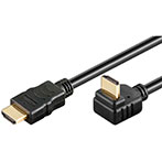 Vinklet HDMI Kabel 90 Grader - 1m