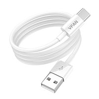 Vipfan X03 3A USB-C Kabel - 1 m (USB-A/USB-C) Hvid