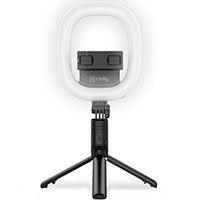 Tripod/Selfie Stick med Ring Light - Celly ProClick
