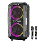 W-King T9 Pro Bluetooth Højttaler m/2x Mikrofon + RGB (120W) Sort