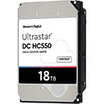 WD 18TB Ultrastar HC550 WUH721818ALE6L4 HDD - 7200RPM -3,5tm