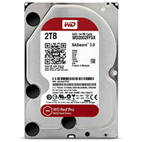 WD 2TB WD2002FFSX Red Pro NAS HDD - 7200RPM - 3,5tm