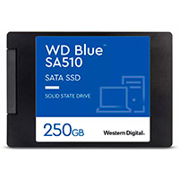 WD Blue SA510 SSD Hardisk 250GB (SATA-600) 2,5tm