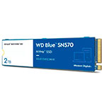 WD Blue SN570 Intern SSD 2TB - M.2 PCle 3.0 (NVMe)