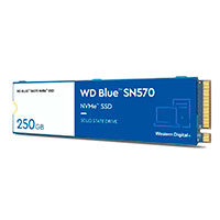 WD Blue SN570 SSD Hardisk 250GB - M.2 PCIe 3.0 (NVMe)