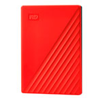 WD My Passport Ekstern Harddisk (USB 3.0) 2TB - Rød