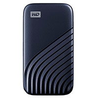 WD My Passport Ekstern SSD Harddisk (USB-C 3.1) 1TB - Mrkebl