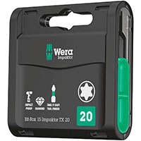 Wera Bit-Box 15 Impaktor TX Torx-bits - TX20 (15 stk)