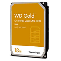 Western Digital Gold HDD Harddisk 18TB (SATA) 3,5tm