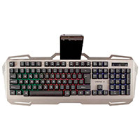 White Shark GK-1924 Gaming Tastatur LED (Membran) Slv