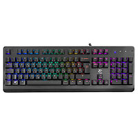 White Shark GK-2102 Gaming Tastatur m/RGB (Mekanisk) Sort