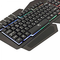 White Shark GK-2104 Gaming Tastatur m/LED (Membran) Sort