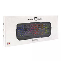 White Shark GK-2105  Gaming Tastatur m/LED (Membran) Sort