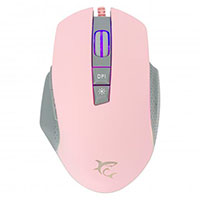 White Shark GM-5009 Gaming Mus m/7 knapper (6400DPI) Pink