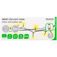 Wi-Fi LED lyskde udendrs - 5m (40 LED) Hvid - Deltaco