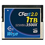 Wise CFast 2.0 Hukommelseskort 1TB (3500x) Bl