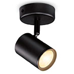 WiZ Imageo LED Spotlampe - 1-spot (Varm/kølig hvid) Sort