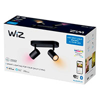 WiZ Imageo LED Spotlampe - 2-spot (Farve) Sort