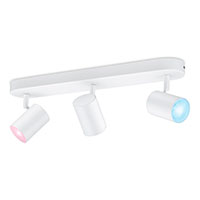 WiZ Imageo LED Spotlampe - 3-spot (Farve) Hvid