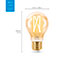 WiZ WiFi Edison LED filament pære E27 - 6,7W (50W) Guld