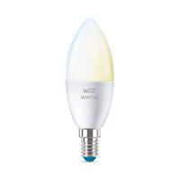 WiZ WiFi Kerte LED pære E14 - 4,9W (40W) Hvid Tunable
