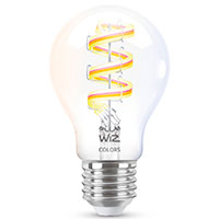 WiZ WiFi LED Filament pre E27 A60 - 6,3W (40W) Farve