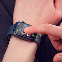 Wozinsky Watch Glass Hybrid Skrmbeskyttelse t/Apple Watch 6/5/4/SE (40mm) Sort