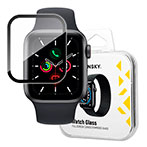 Wozinsky Watch Glass Hybrid Skærmbeskyttelse t/Apple Watch 6/5/4/SE (44mm) Sort