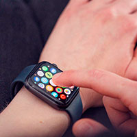 Wozinsky Watch Glass Hybrid Skrmbeskyttelse t/Apple Watch 6/5/4/SE (44mm) Sort