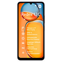 Xiaomi Redmi 13C Smartphone 8/256GB 6,7tm (Dual SIM) Midnight Black