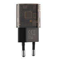 XO CE05 Clear USB-C Oplader 30W (1xUSB-A/1xUSB-C) 