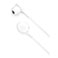 XO EP46 In-ear Hretelefoner m/ANC 1,2m (3,5mm) Hvid