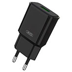 XO L92D QC 18W USB-C Oplader (USB-C) Sort