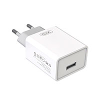 XO L93 USB Lader 2,4A + USB-C kabel (1xUSB-A) Hvid