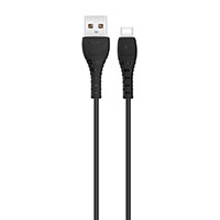 XO NB-Q165 USB-C Kabel 3A - 1m (USB-A/USB-C) Sort