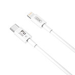 XO NB-Q189B Lightning Kabel 20W - 2m (USB-C/Lightning) Hvid