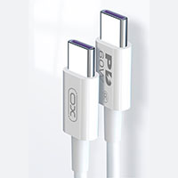 XO NB-Q190A USB-C Kabel 60W - 1m (USB-C/USB-C) Hvid