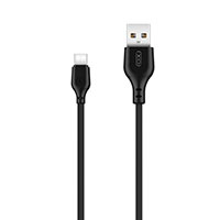 XO NB103 USB-C kabel 2,1A - 2m (USB-A/USB-C) Sort
