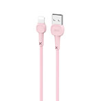 XO NB132 Lightning Kabel 2A - 1m (USB-A/Lightning) Pink